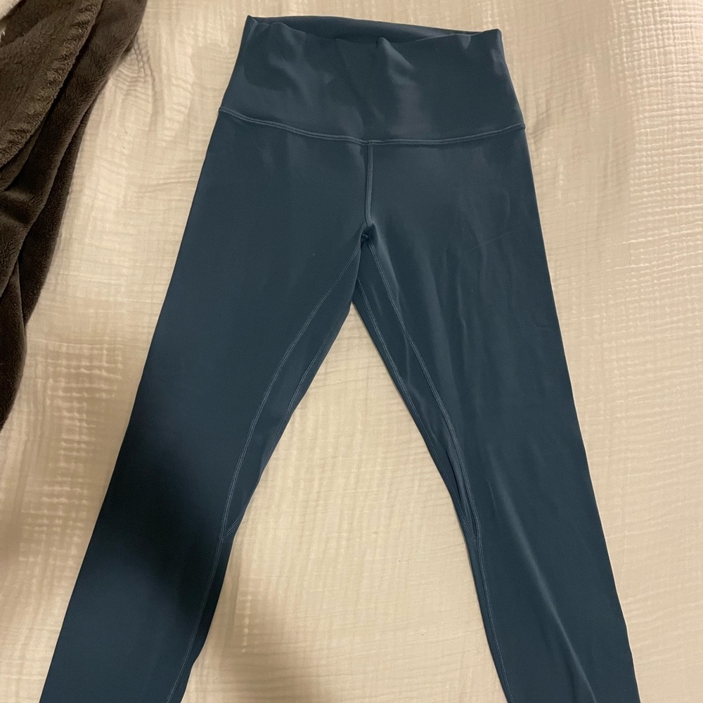 blue lululemon align leggings